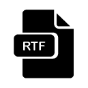 RTF glyph Icon