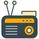 Radio filled outline Icon