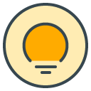 Record filled outline Icon