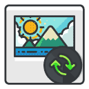 Refresh Image Filled Outline Icon