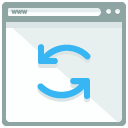 Refresh Webpage Flat Icon