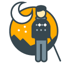 Retirement filled outline Icon