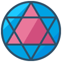 Sacred Geometry Flat Icon