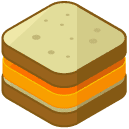 Sandwich Isometric Icon