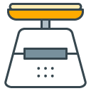 Scales filled outline Icon