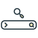 Search Engine filled outline Icon