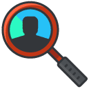 Search Filled Outline Icon