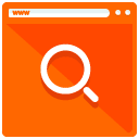 Search Webpage Flat Icon