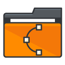 Shape Filled Outline Icon