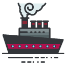 Ship View Filled Outline Icon