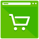 Shopping Webpage Flat Icon