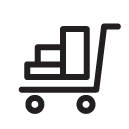 Shoppingtrolly line Icon