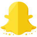 Snapchat Flat Icon