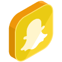 Snapchat Isometric Icon