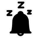 Snooze bell glyph Icon