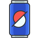 Soda Can Filled Outline Icon