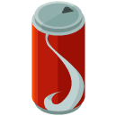 Soft Drink Can Isometric Icon