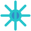 Solar Symbol Flat Icon