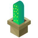 Square Vase Cactus Isometric Icon