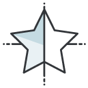 Star filled outline Icon