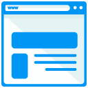 Starter Website Page Flat Icon