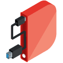 Storage Drive Isometric Icon