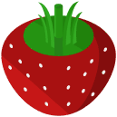 Strawberry Isometric Icon