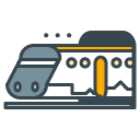Subway filled outline Icon