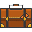 Suitcase Filled Outline Icon