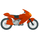 Super Motorcycle Flat Icon