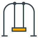 Swing filled outline Icon