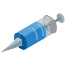 Syringe Isometric Icon