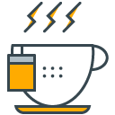 Tea Time filled outline Icon