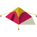 Tent Isometric Icon