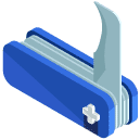 Tin Opener Swiss Knife Isometric Icon