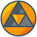 Triangle Flat Icon