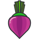 Turnip Filled Outline Icon