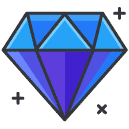 Value filled outline Icon