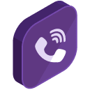 Viber Isometric Icon