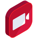 Video Isometric Icon