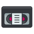 Video Tape Filled Outline Icon