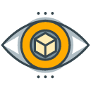 Vision filled outline Icon