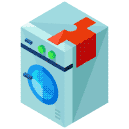 Washing Machine Isometric Icon