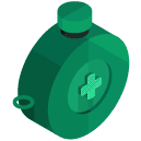 Water Flask Isometric Icon