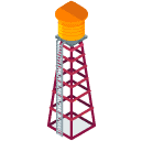 Water Tower Isometric Icon