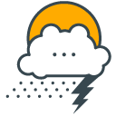 Weather filled outline Icon