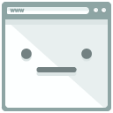 Webpage Emoticon Flat Icon