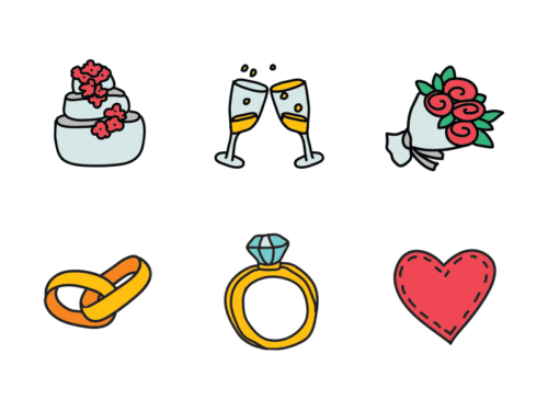 Wedding-Doodle-Icons