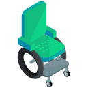 Wheelchair Isometric Icon