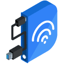 WiFi Storage Isometric Icon